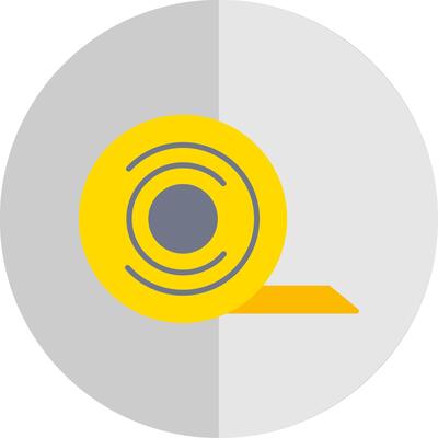 Duct Tape Flat Scale Icon