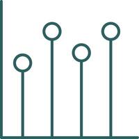 Status Line Gradient Round Corner Icon vector