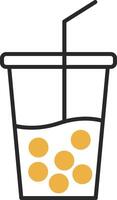 Soft Drink Skined Filled Icon vector