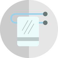 Towel Rack Flat Scale Icon vector