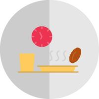 Iftar Flat Scale Icon vector