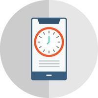 Time Flat Scale Icon vector