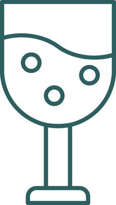 Chalice Line Gradient Round Corner Icon