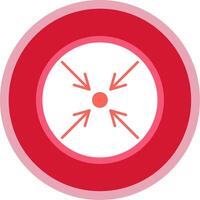 Minimize Flat Multi Circle Icon vector
