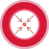 Minimize Flat Multi Circle Icon vector