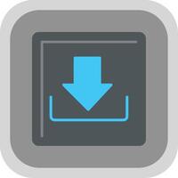 Download Flat Round Corner Icon vector