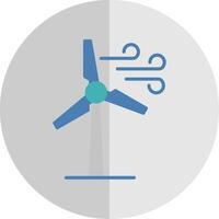 Windmills Flat Scale Icon vector