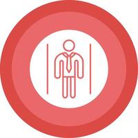 Business People Glyph Multi Circle Icon vector