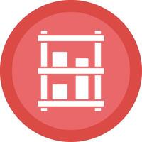 Display Case Glyph Multi Circle Icon vector