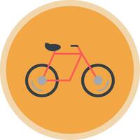 Bicycle Flat Multi Circle Icon vector