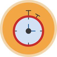 Chronometer Flat Multi Circle Icon vector