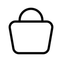 bolso icono símbolo diseño ilustración vector