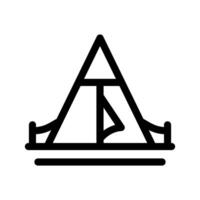 Tent Icon Symbol Design Illustration vector