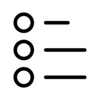 List Icon Symbol Design Illustration vector
