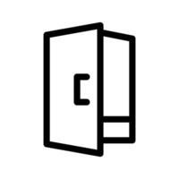 Door Icon Symbol Design Illustration vector