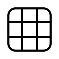 Grid View Icon Symbol Design Illustration vector