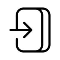 Login Icon Symbol Design Illustration vector