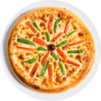 Pizza verdure margherita png