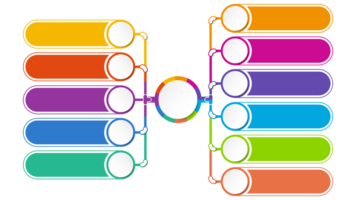 Infografik Prozess Design 11 Optionen oder Schritte. png