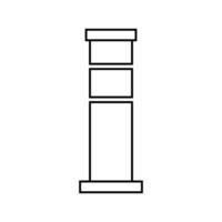 Chimney industry icon on white background vector