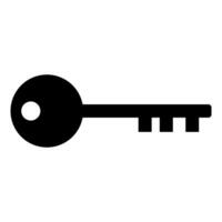 Key icon on white background vector