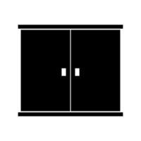 Door icon on white background vector