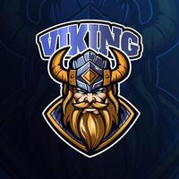 vikingo mascota logo diseño, para tu logo vector