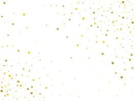 Modern Golden Square Confetti. illustration vector