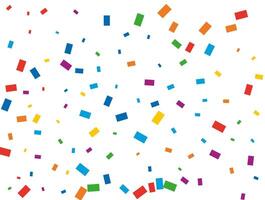 Light rainbow glitter confetti background. Colored festive texture. vector