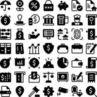 of Banking Bank Icon Set. Perfect for user interface, new application vector