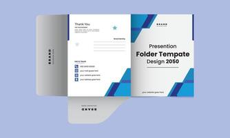 Cover design for folder, brochure, catalogue, layout for placement of photos and text, creative modern design Free vector