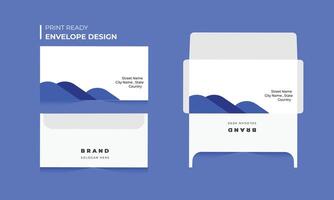 envelope design, modern envelope design Free vector