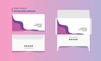 envelope design, modern envelope design Free vector