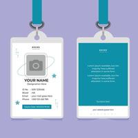 id card design illustration Free vector