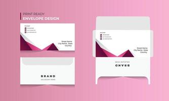 envelope design, modern envelope design Free vector