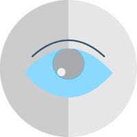 Eye Flat Scale Icon vector