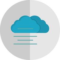 Mist Flat Scale Icon vector