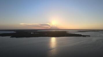 Antenne Aussicht von cancun Hotel Zone video