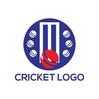 Cricket Logo design vector