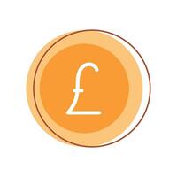 UK United Kingdom Pound currency icon. Money sign vector