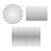 Free Halftone effect background vector