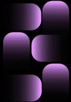 Gradient black and purple shape background vector