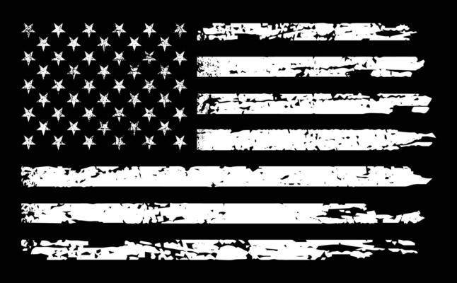 USA Distressed Flag Design