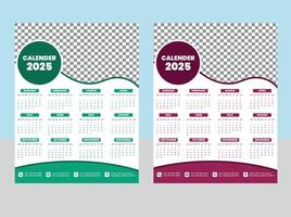 Creative New Callender Design Template vector