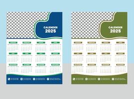 Creative New Callender Design Template vector