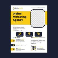 Digital Marketing Expert Social Media Design Template vector