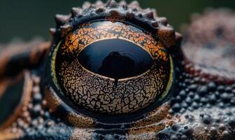 Close-up portrait of a Rana arvalis photo