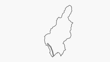 sketch map of Hamhung in north korea video