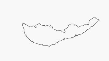 schetsen kaart van Galle in sri lanka video