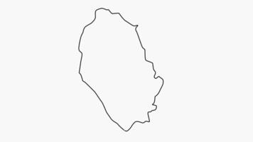 schizzo carta geografica di lilongwe nel malawi video